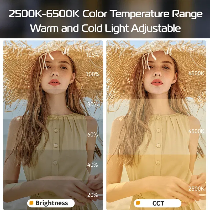 Color: PURPLE, Ships From: CHINA - New! L023 40W Pro Portable LED Video Light Bi-Color COB Photographic Studio Light 2500K-6500K 3400mAh for Video Live-streaming