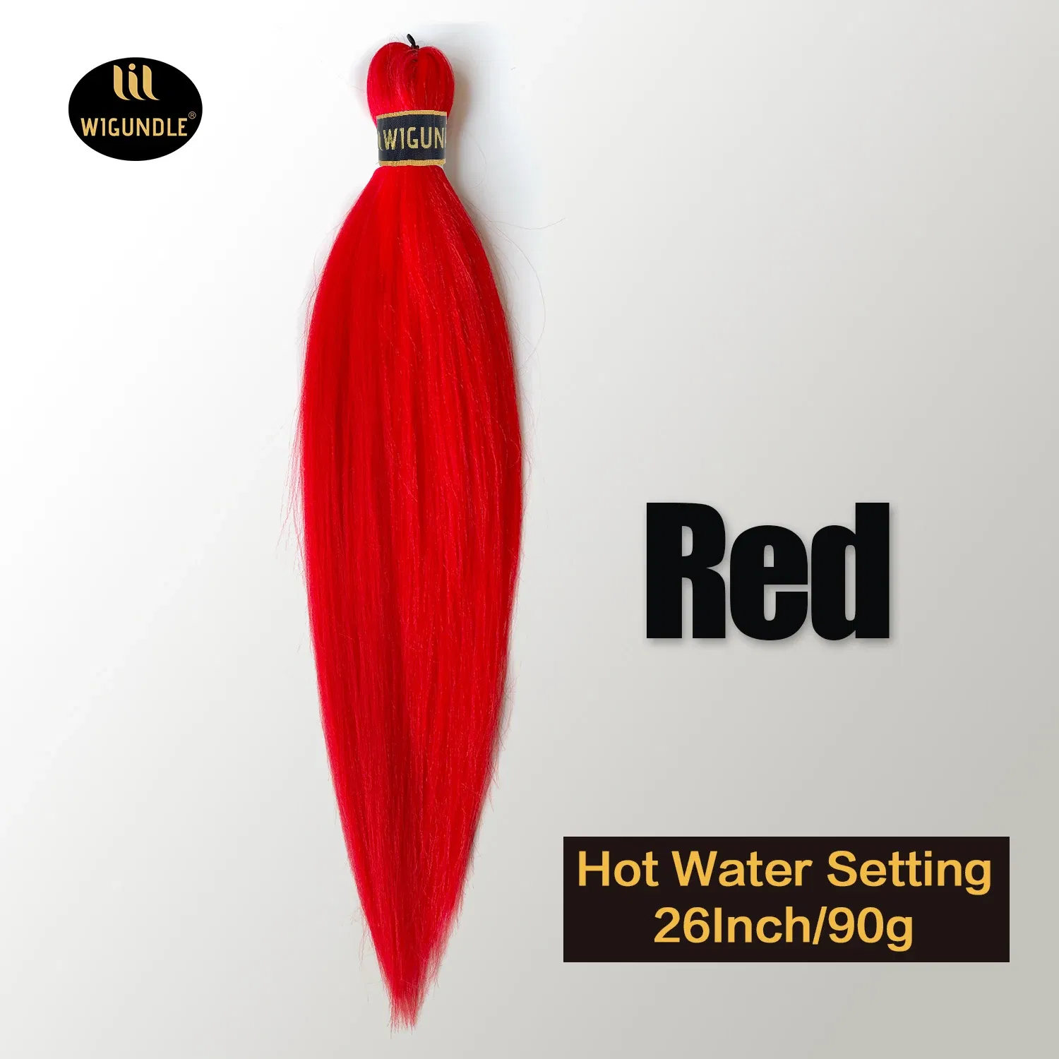 Color: T4/27/30, Stretched Length: 26inches, Bulk Buy: 3Pcs/Lot - Kanekalon 26inch Hot Water Set Pre Stretched Jumbo Braiding Hair Box Twist Braids Synthetic Hair Extensions For Women Soft Yaki
