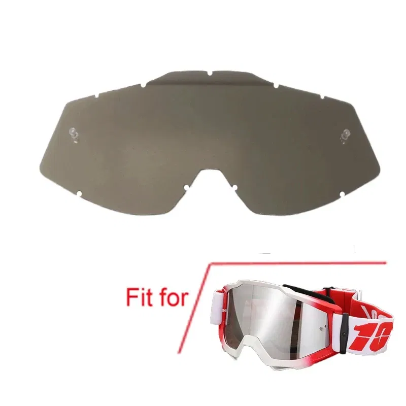 Color: Silver - MX Motorcycle Goggles Motocross Glasses Off-road Sunglasses For Man MTB ATV Mask Windproof Protection Cycling Racing Goggles