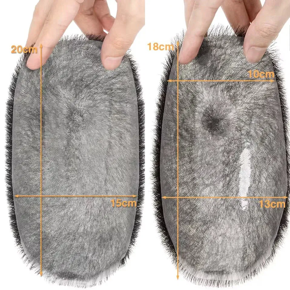 Toupee Color: 1820#, Toupee Design: free - Men's Short Hair Wig Piece with PU Around Hair Men's Wig Replacement System Prosthetic Hair Wig Male Pieces For Men Baldness