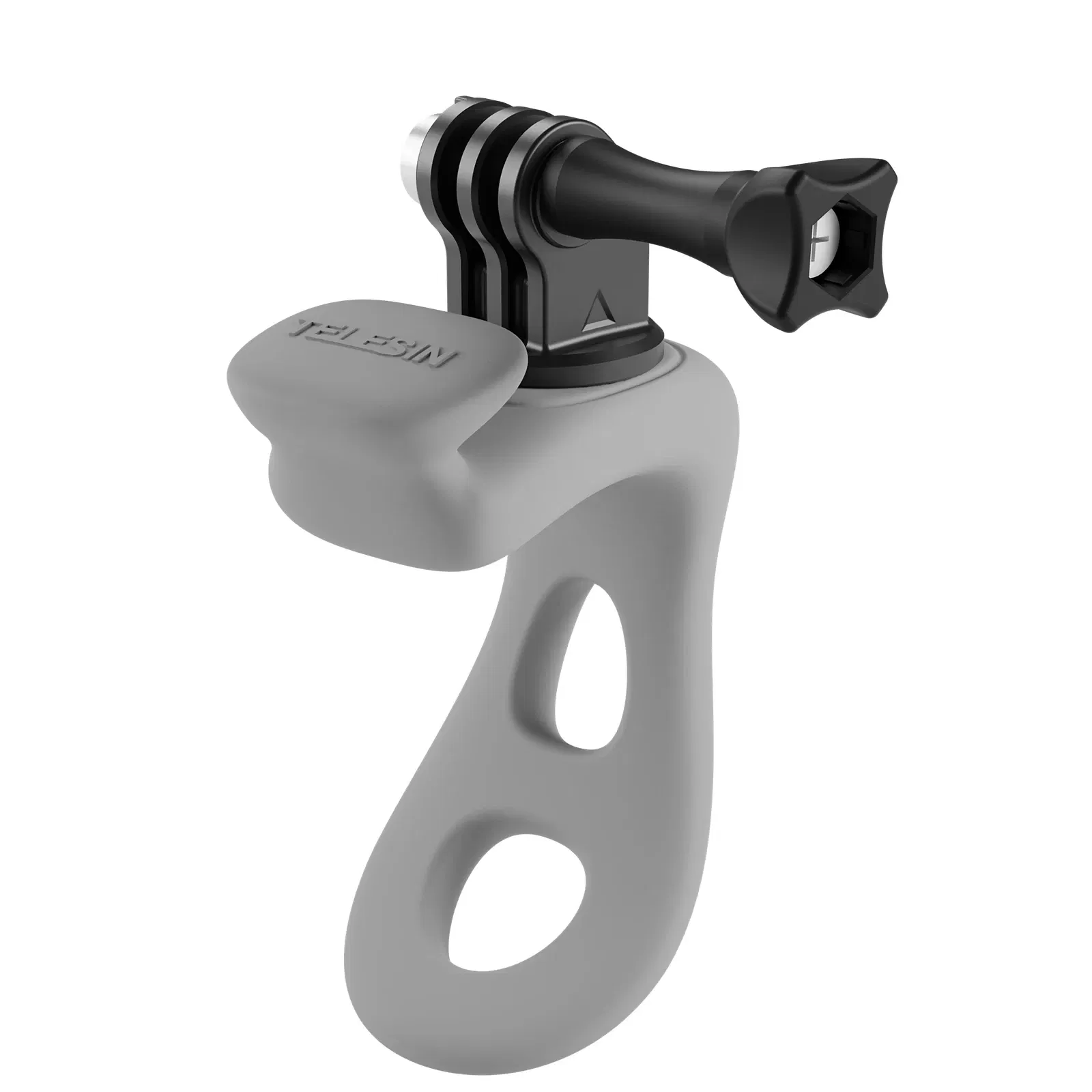 Colour: black color - TELESIN Mini Flexible Bracket Adjustable Silicone Mount for Gopro Hero 13 12 11 10 9 8 MAX DJI OSMO Action 5 4 3 Insta360 X4 X3