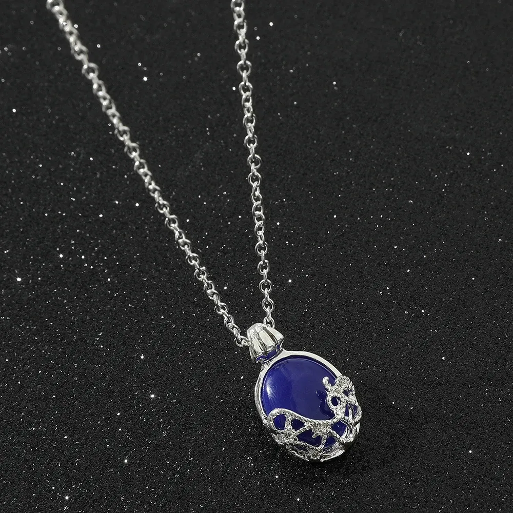 The Vampire Diaries Katherine Alloy Pendent Charm Necklace Nature Stone Fashion Pendants Cool Necklaces Movie Jewelry