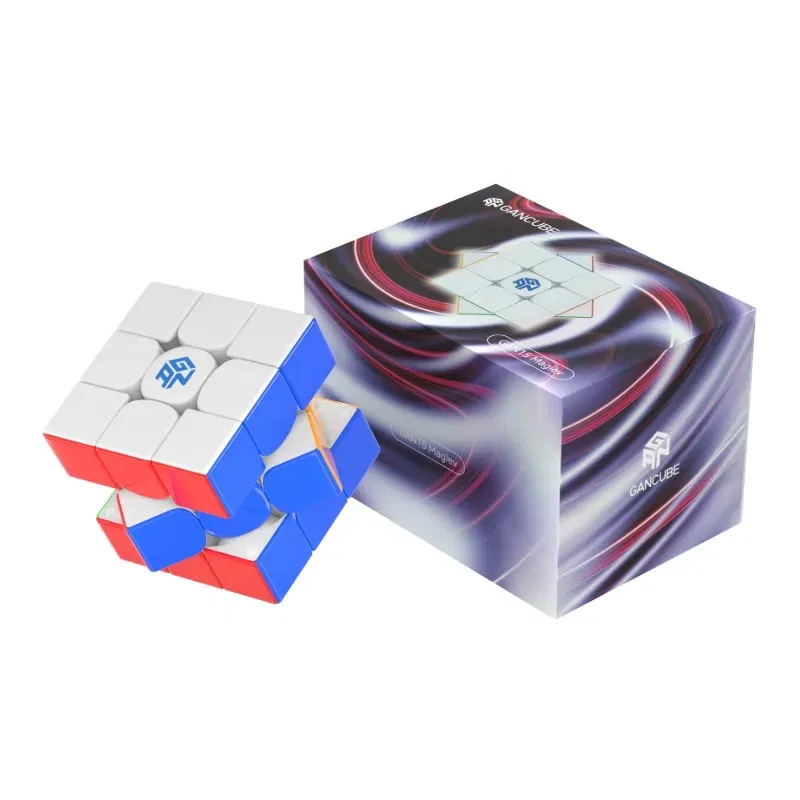 Color: WHITE - [JudyCube] New 2024 Gan 15 Maglev UV Magnetic Magic Speed Cube GAN15 M Stickerless Professional Fidget Toys GAN 15M Cubo Magico