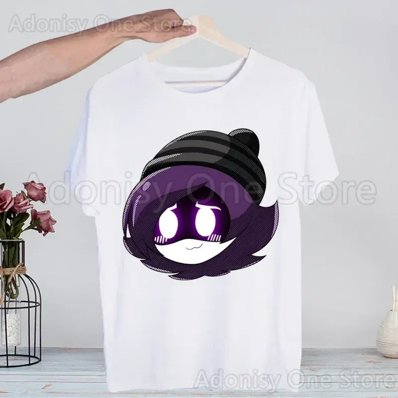 Color: Dark Grey, Size: XXL - Murder Drones Fashion Man Tshirt Summer Fashion T-shirt Casual White Funny Cartoon Print T-shirt Hip Pop Tops tee
