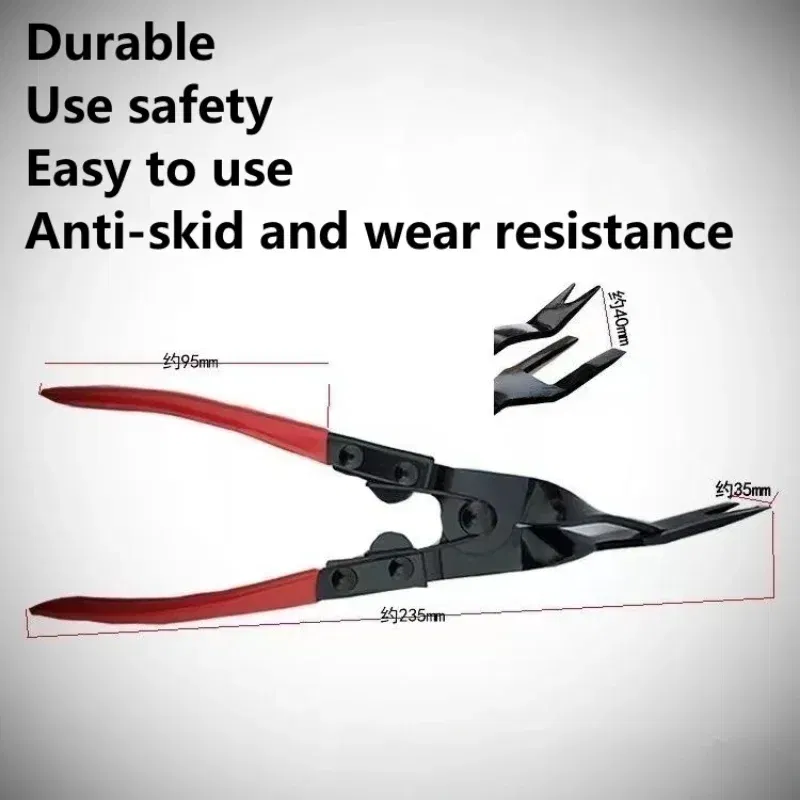 Color Name: Black - Car Headlight Repair Installation Tool Trim Clip Removal Pliers Van Door Panel Fascia Dash Upholstery Remover Tool Dropshipping