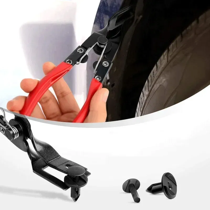 Color Name: Black - Car Headlight Repair Installation Tool Trim Clip Removal Pliers Van Door Panel Fascia Dash Upholstery Remover Tool Dropshipping