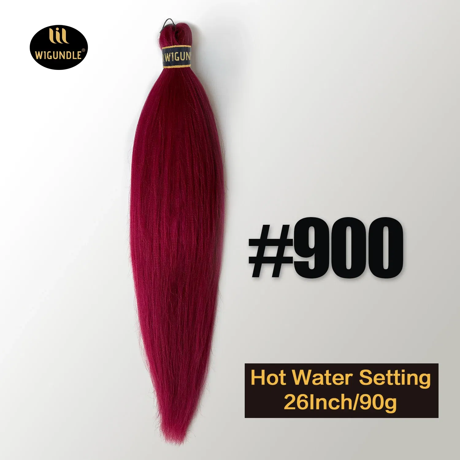 Color: 4/30HL, Stretched Length: 26inches, Bulk Buy: 3Pcs/Lot - Kanekalon 26inch Hot Water Set Pre Stretched Jumbo Braiding Hair Box Twist Braids Synthetic Hair Extensions For Women Soft Yaki
