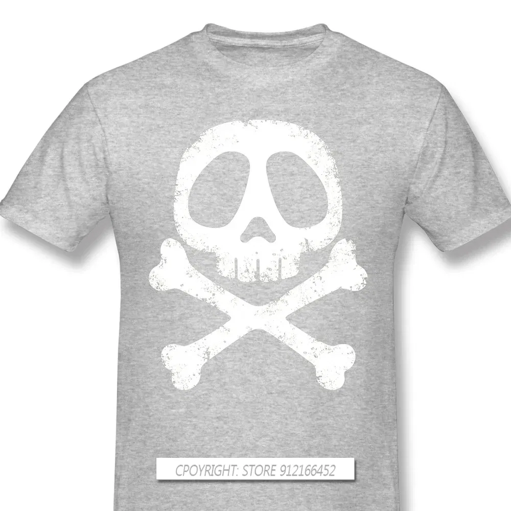 Color: GRAY, Size: S - Cool Black TShirt Space Pirate Captain Harlock Arcadia Kei Yuki Anime Homme T-Shirts Tee Pure Cotton Oversize Short Sleeve