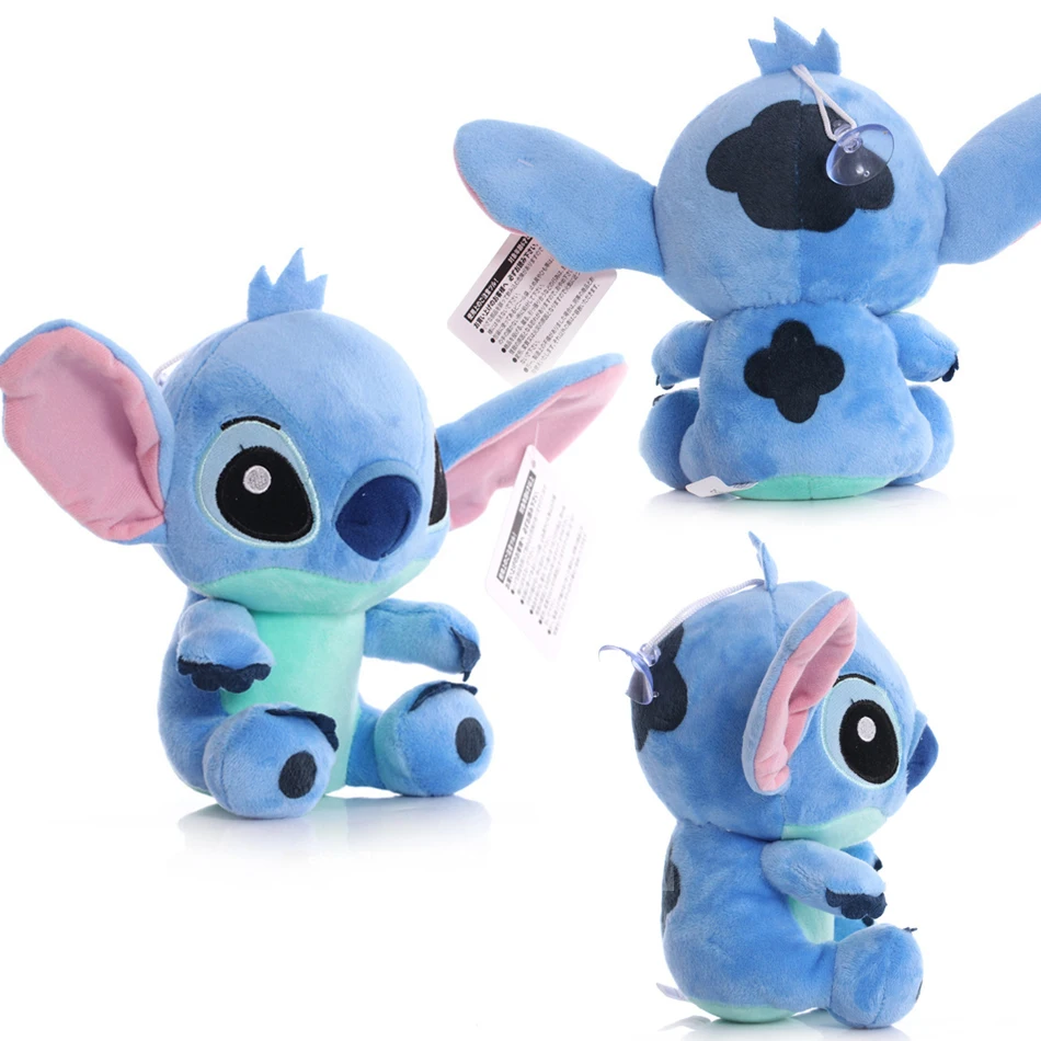 Color: Light Grey - 12cm 20cm 25cm Stitch Stuffed Plush Models Cartoon Stuffed Plush Dolls Anime Plush Baby Toys Kawaii Kids Birthday Gift