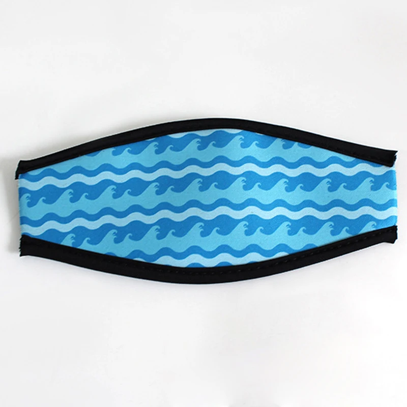 Color: GRAY, Bundle: Bundle 1 - Double-layer back head mask hair care belt snorkeling mask belt commonly used hair care strap diving mask protective sleeve mask