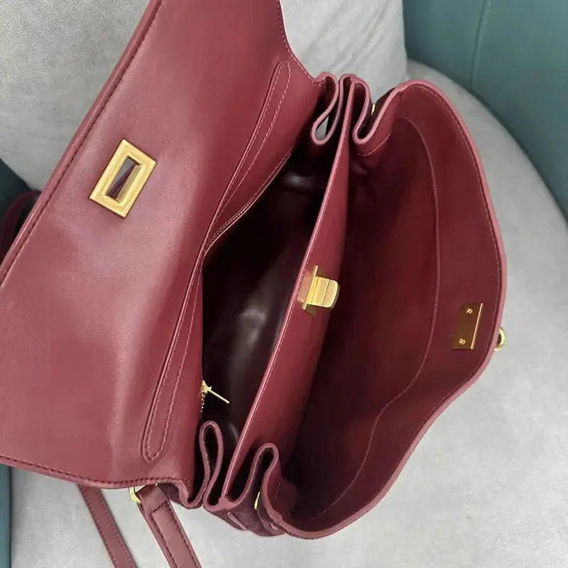 Color: Blue, Size: M - Luxury Design Women Tote Bag Suede Shoulder Bag High Quality Fashion Brown Ladies Handbag Large Capacity Versatile