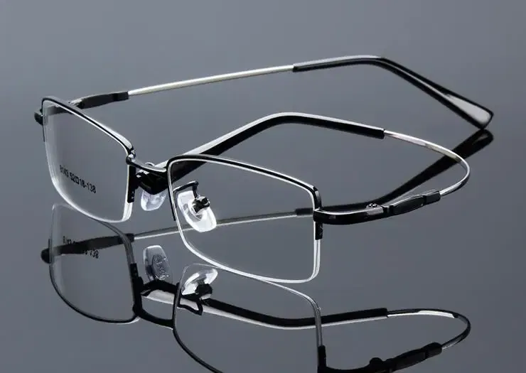 Frame Color: Brown - Metal Finished myopia glasses Nearsighted Glasses prescription glasses for men women eyewear diopter from -0.5 to -8.0