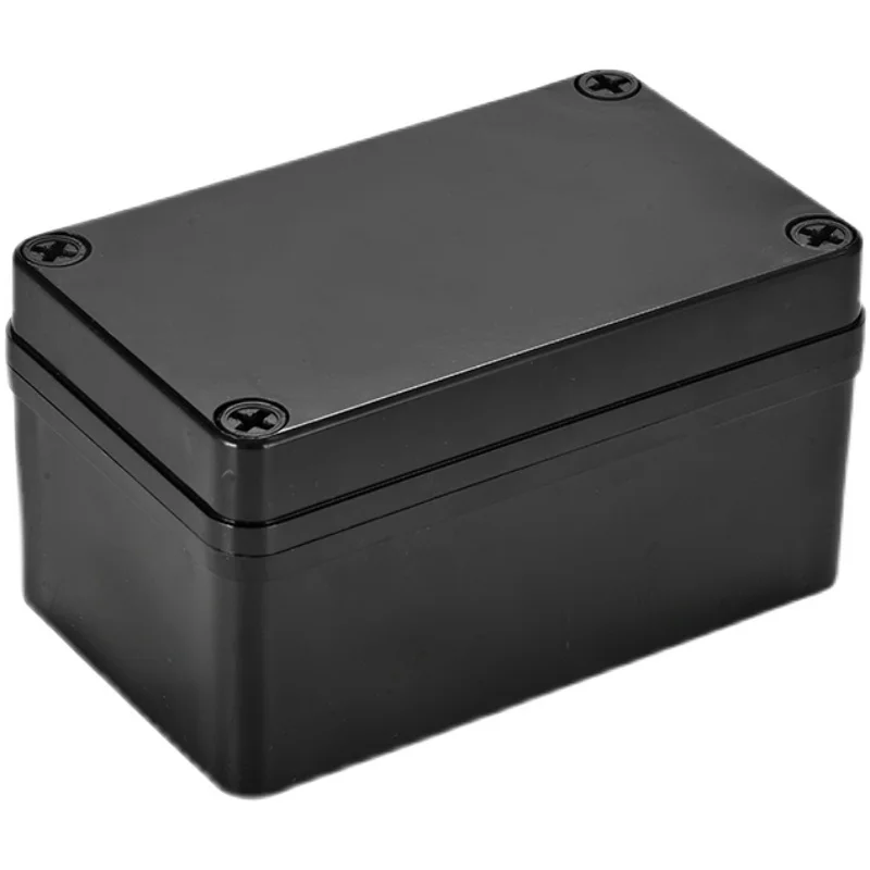 Color: Blue - Black plastic waterproof wire junction box power supply outdoor security monitoring open-mounted waterproof box abs plastic shel