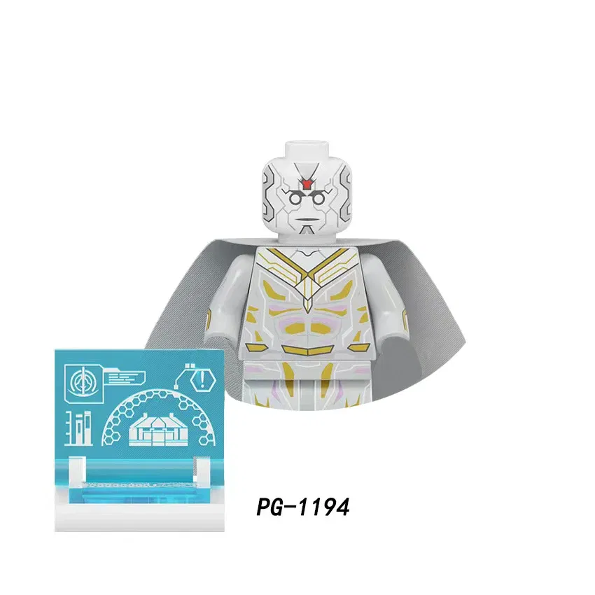 Color: NAVY - Marvel Blocks Brick Hero Batman Joker Superman Catwoman Mini Figure Building blocks Hot Toy Children's party gift