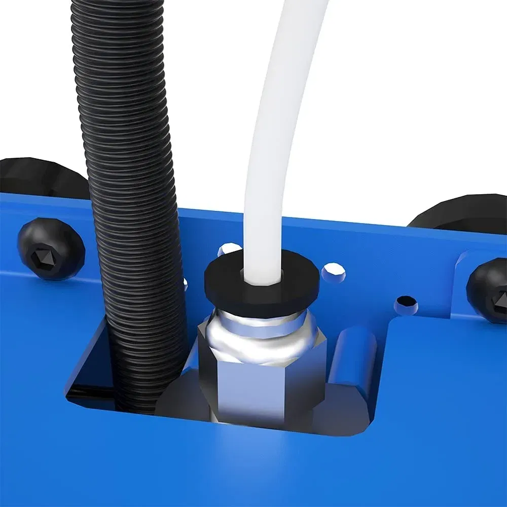 Color: WHITE - Creality 1M 2M 3D Printer PTFE Tube Bowden Tubing Upgrades with 8x PC4-M6/PC4-M10 3D Printer Bowden Tube  for 1.75mm Filament