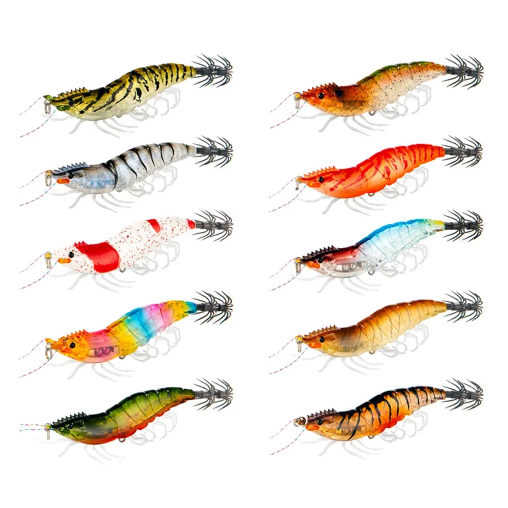 Color: Red, Size: 80mm - ILURE Squid Bait Squid Jigs Horizontal Luminous Webfoot Octopus Egi Lure Wobbler Artificial Hard Bait Cuttlefish Hook Tackle