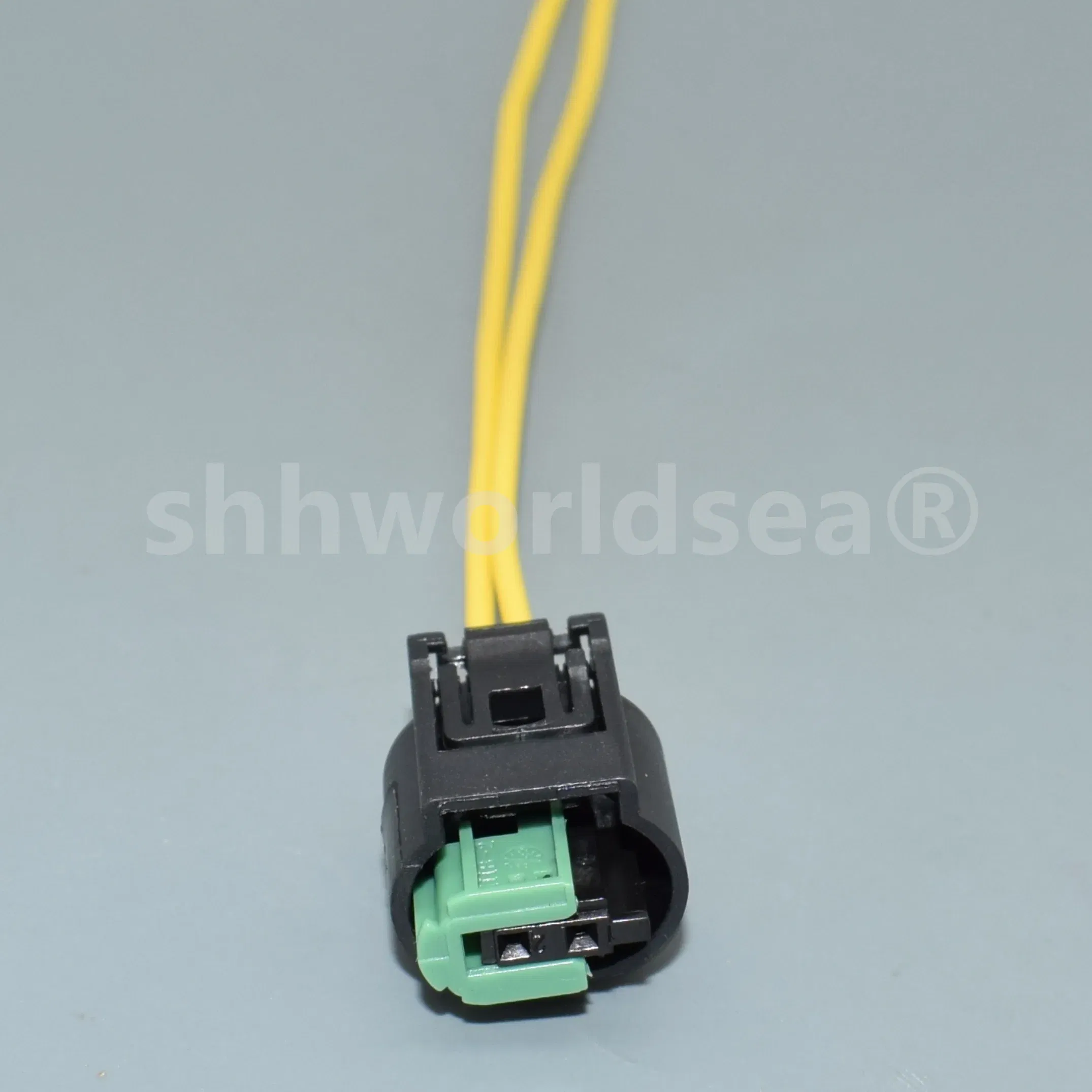 Color Name: black - worldgolden 2 Hole 1-968790-2 Auto Small Current Socket 1718555-1 Car Waterproof Connector Automobile Parts