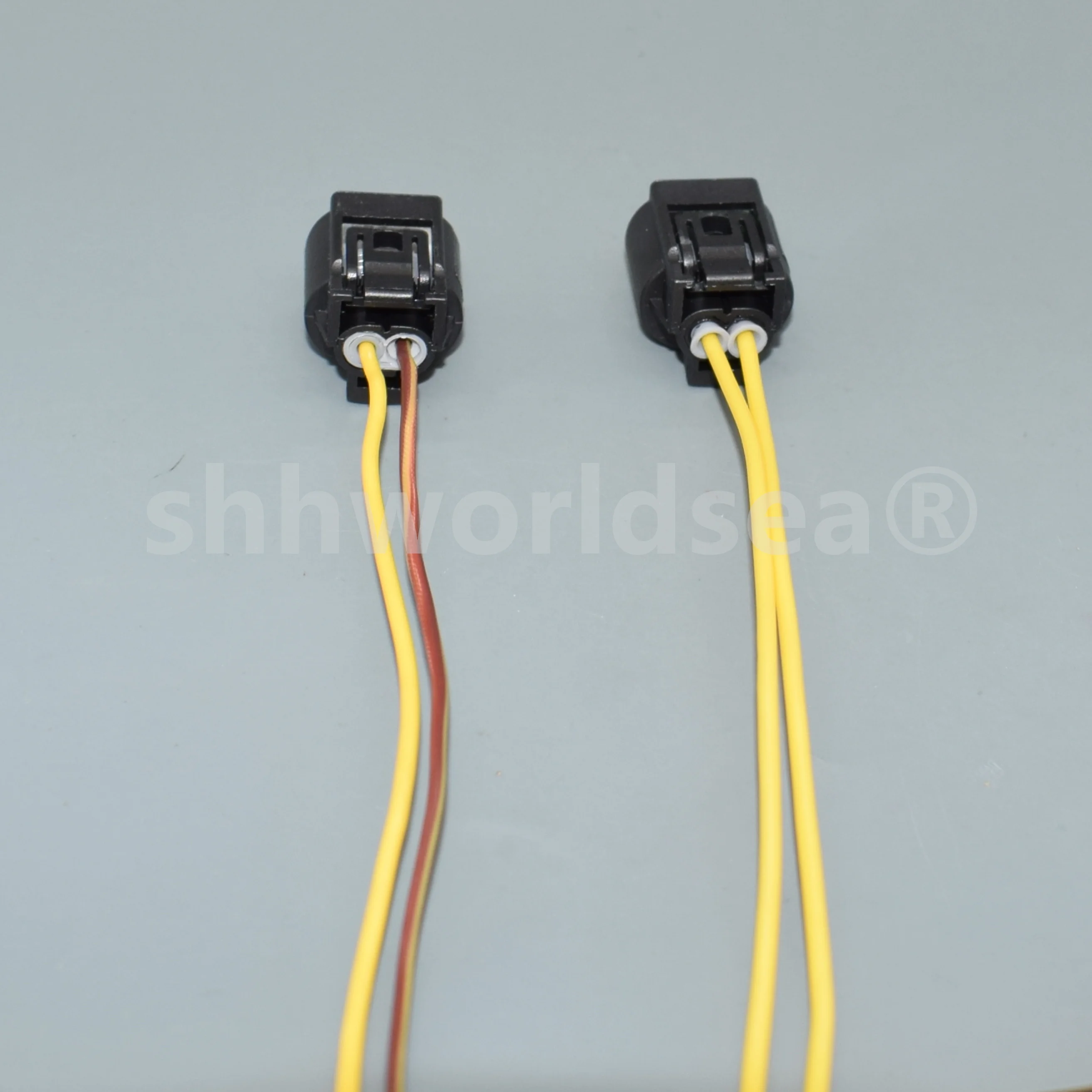 Color Name: black - worldgolden 2 Hole 1-968790-2 Auto Small Current Socket 1718555-1 Car Waterproof Connector Automobile Parts