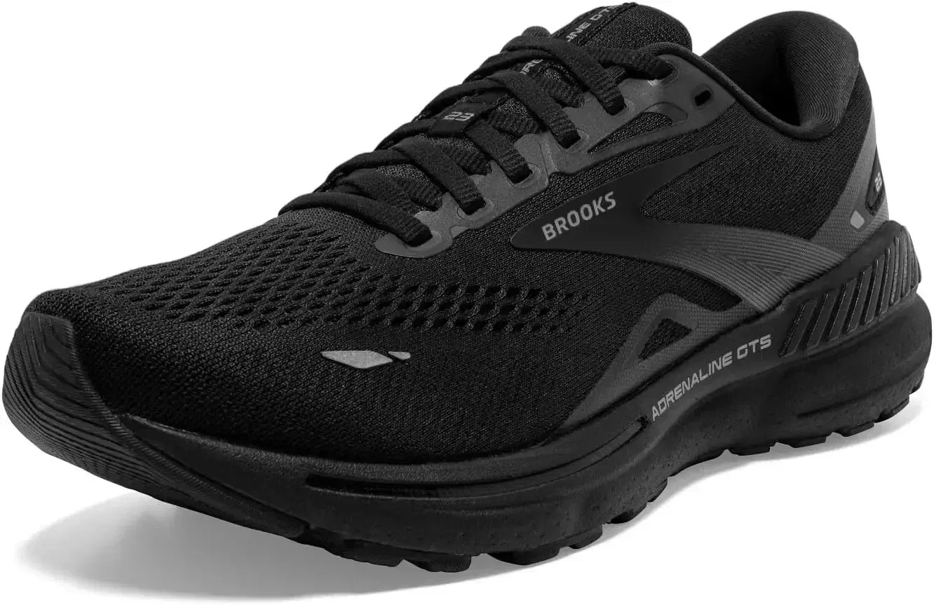 Color: black, Shoe Size: 44 - Brooks Men?™s Adrenaline GTS 23 Supportive Running Shoe