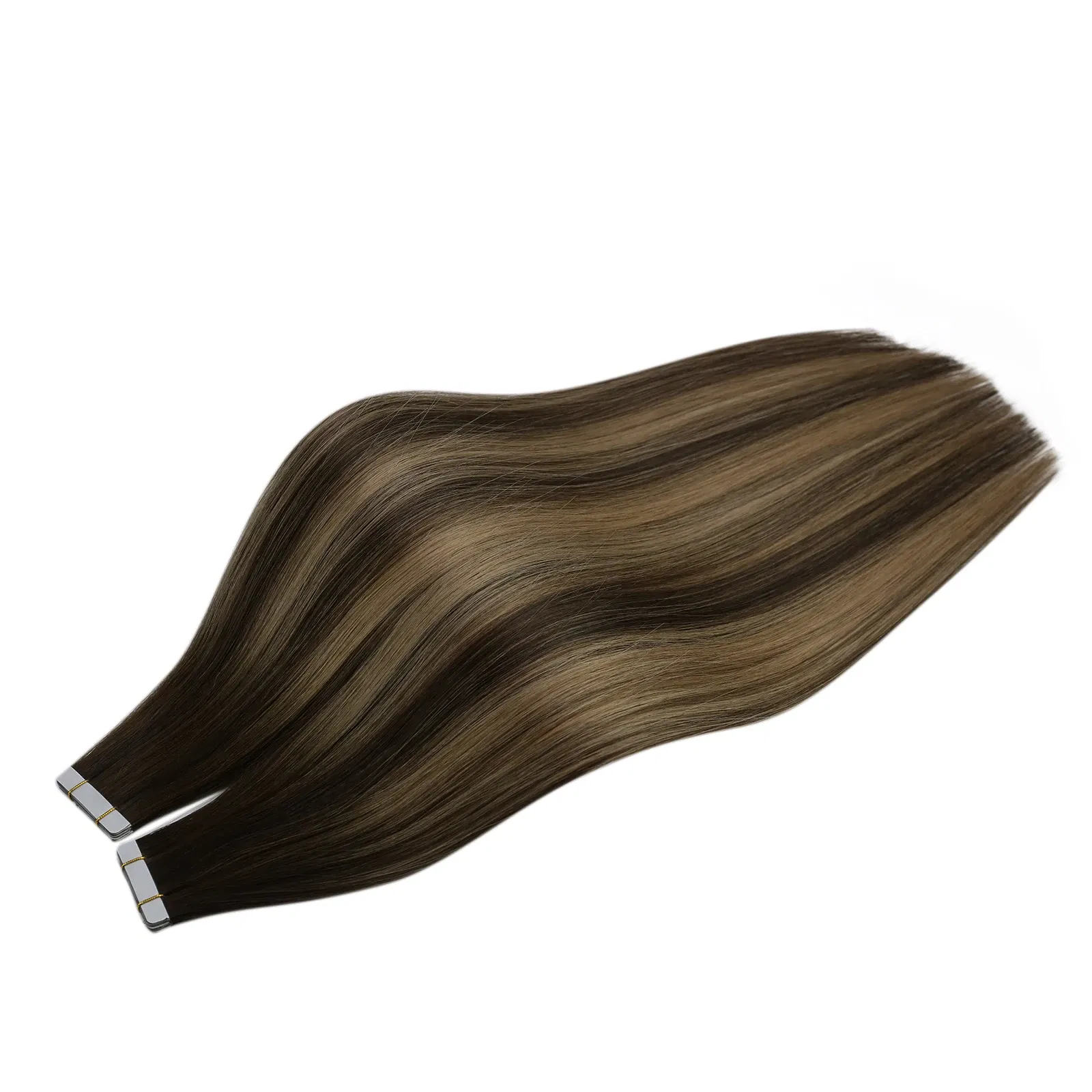 Color: P12/8/13, Items per Package: 10 pcs, Length: 14 inches, Life Span: 12 months - [Last 12 Months] Ugeat Tape in Hair Extensions Virgin Human Hair 10A Grade Tape in Extensions  Human Hair
