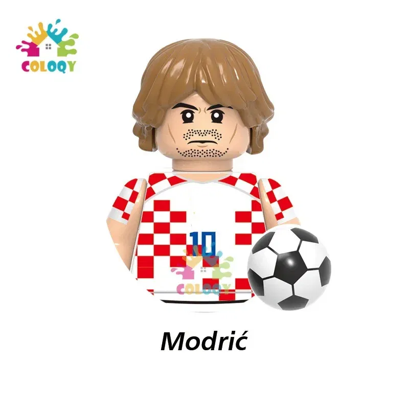 Color: Yellow, Ships From: CHINA - Kids Toys Football Stars Building Blocks Sport Player Bailey Messi Ronaldo Mini Action Figures Toys For Kids Christmas Gifts