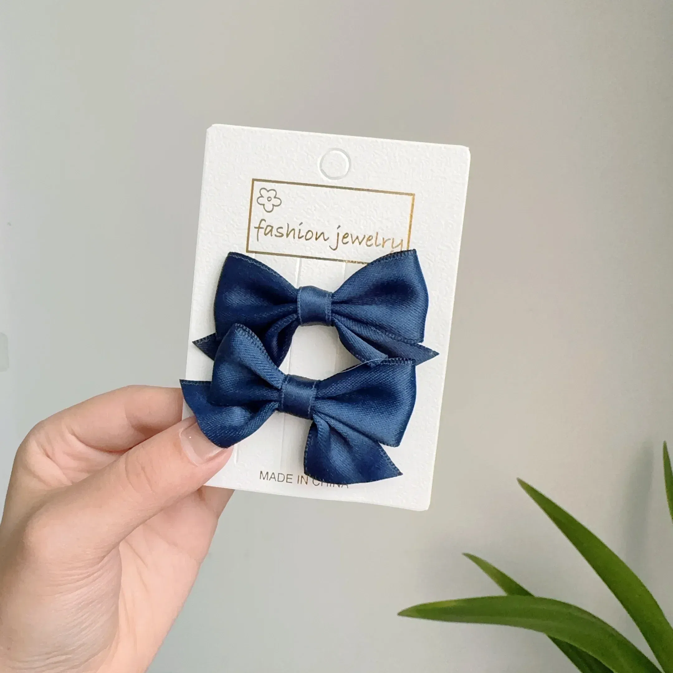Color: SKY BLUE - 2Pcs Starry Dots Red Velvet Bow Hair Pins Hair Clips Kids Girls Fashion Christmas Barrettes Ponytail Holder Headwear Accessories