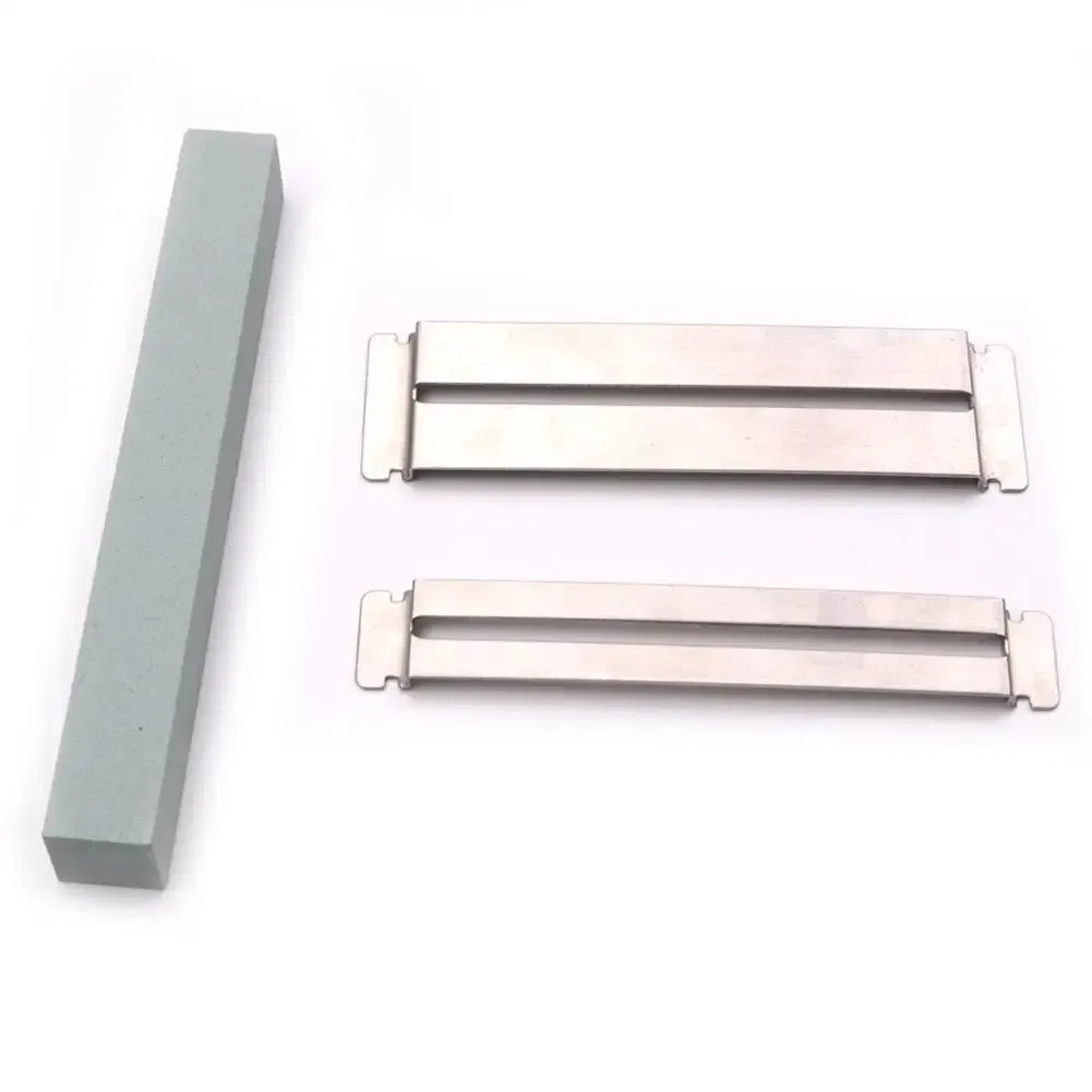 Color: WHITE - Guitar Fret Wire Sanding Stone Protector Kit Finger Plate Radian Polishing DIY Luthier Tool Dropship