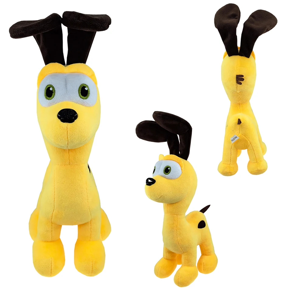 Color: Green - New 2024 25cm Garfield Plush Cute Soft Animal Anime Movie Garfield Odie Plush Stuffed Toy Doll Children Adults Fans Gift