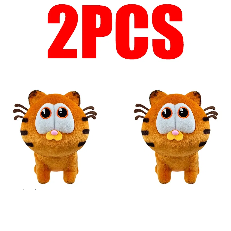 Color: Green - New 2024 25cm Garfield Plush Cute Soft Animal Anime Movie Garfield Odie Plush Stuffed Toy Doll Children Adults Fans Gift