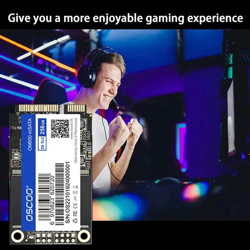 SSD Capacity: 512GB - mSATA SSD 128GB 256GB 512GB 1TB SATA Internal Solid State Hard Drive 6Gbps 3D NAND SSD For Desktop Laptop