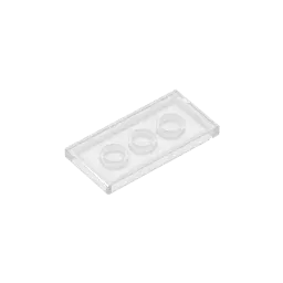 Color: Trans-light Blue - MOC PARTS SET Model GDS-614 Tile 2 x 4 compatible with lego 87079 pieces of children's toys Assembles Building Blocks Technical