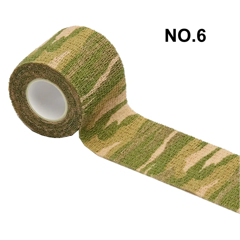 Color: Sky Blue - 1pc Disposable Self-adhesive Flex Elastic Bandage Tape For Tattoo Handle Grip Tube Wrap Elbow Sport Stick Accessories 5*450cm