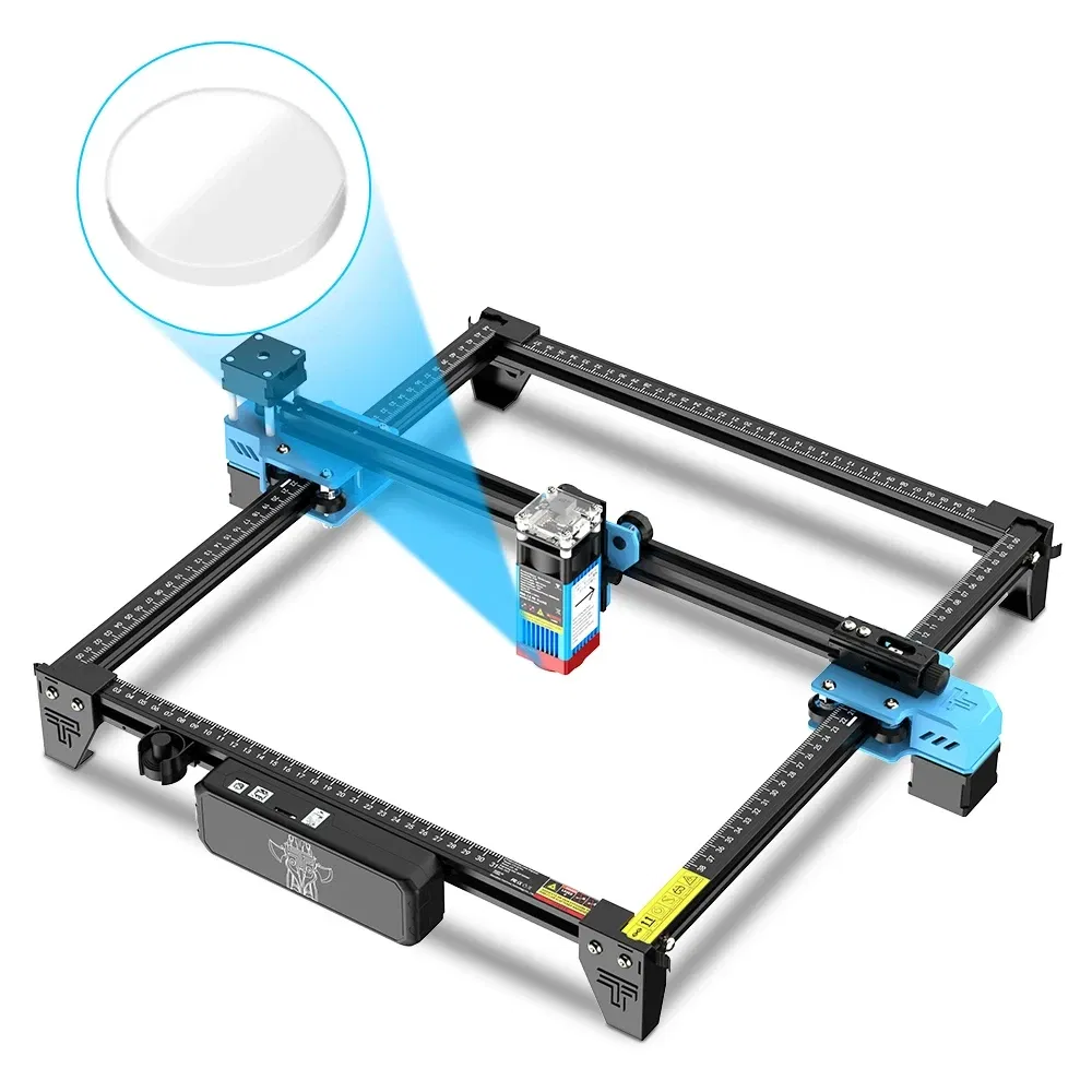 Color: Red - Twotrees 80w Laser Enagraver Lens Replacement Lens For TTS-55 PRO/TTS-10 PRO/TTS-20 PRO/TS2-10W/TS2-20W Laser Engraving Machine