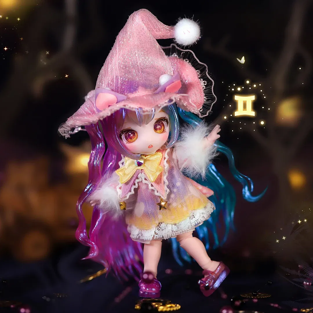 Color: black - ICY DBS Dream Fairy Season 2 Constellation Maytree OB11 Doll BJD collectible Cute Animal 13cm SD Gift