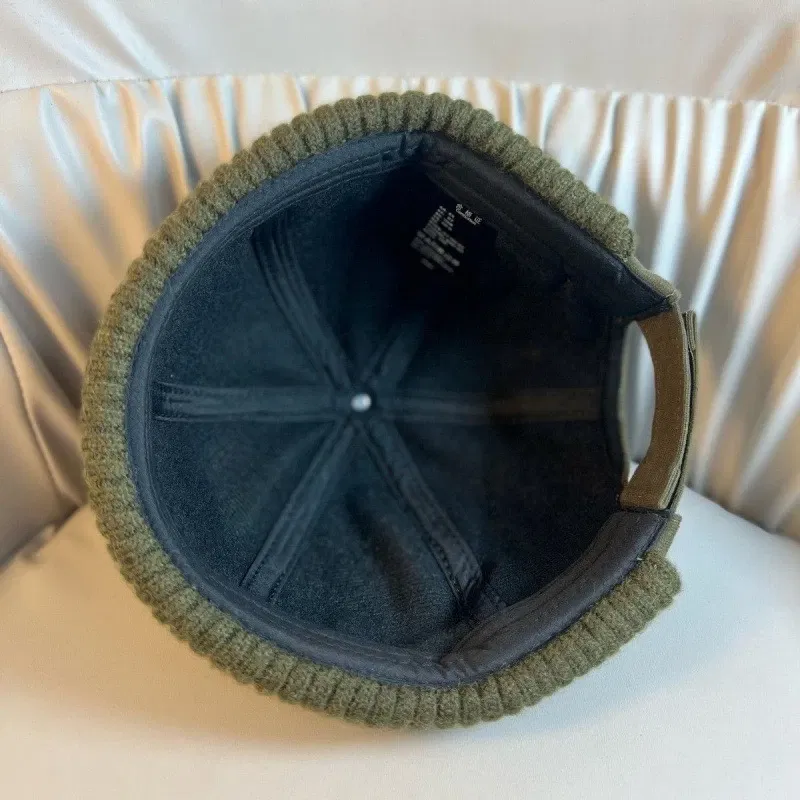 Color: Blue - Autumn and Winter Melon Skin Hat, Fashionable Brimless Sailor Hat, Men's and Women's Casual Fashionable Street Hat