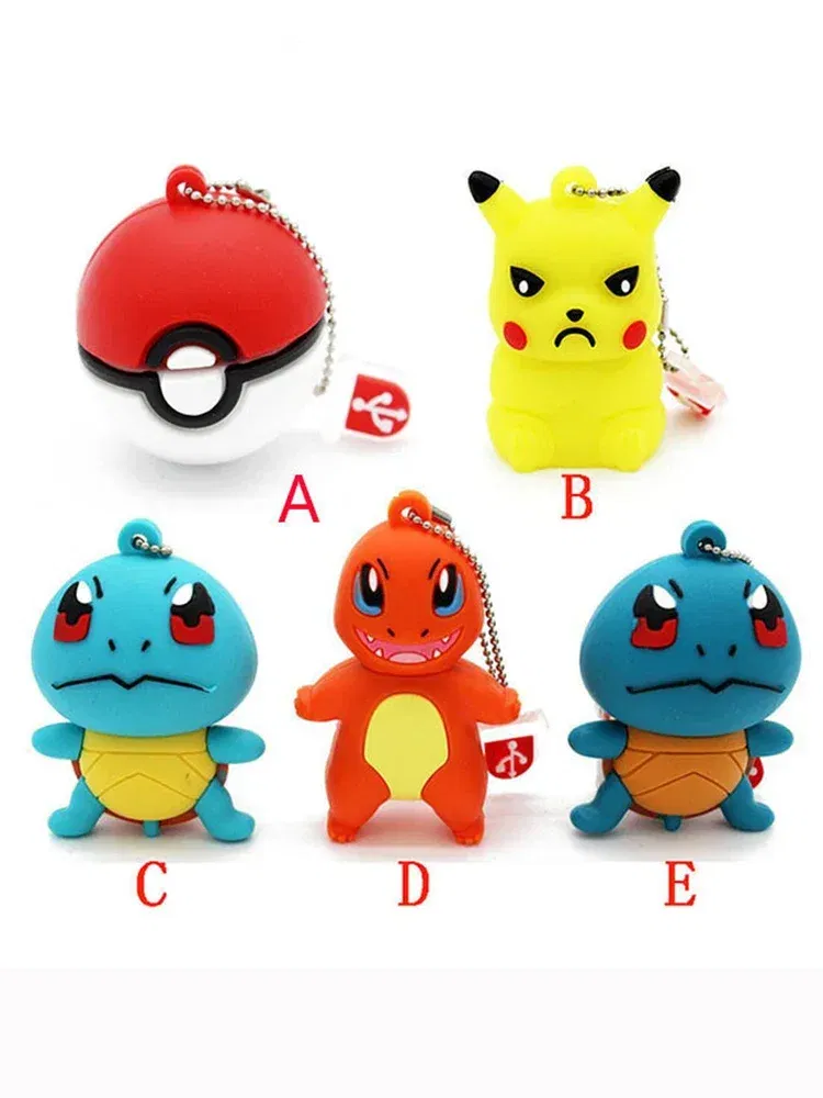 Capacity: 16MB, Color: black - JASTER Cartoon Memory Stick 64GB Silicone USB Flash Drive 4GB Creative Gift PenDrive 16GB Real Capacity USB Stick 8GB Yellow