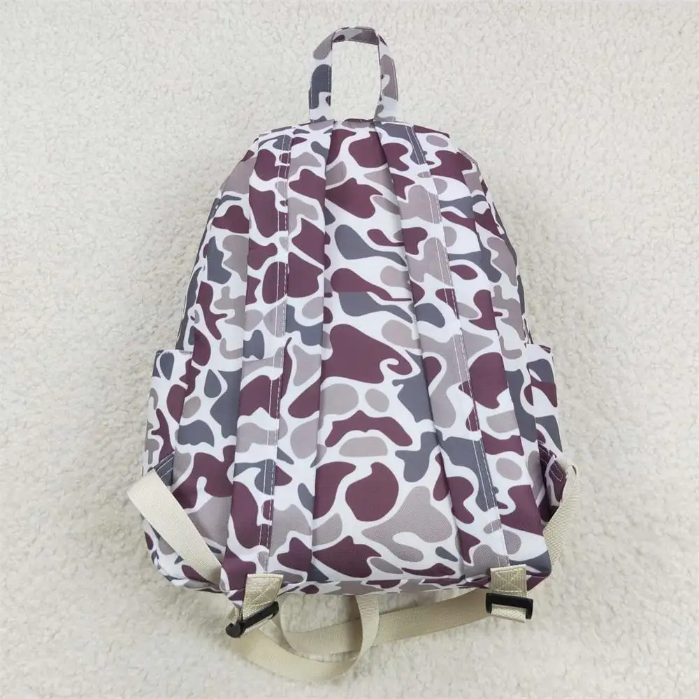 Color: WHITE - Wholesale Baby Boy Boy Girl Backpack Camo Daypack Toddler Children Outdoor Portable Kids School Bag