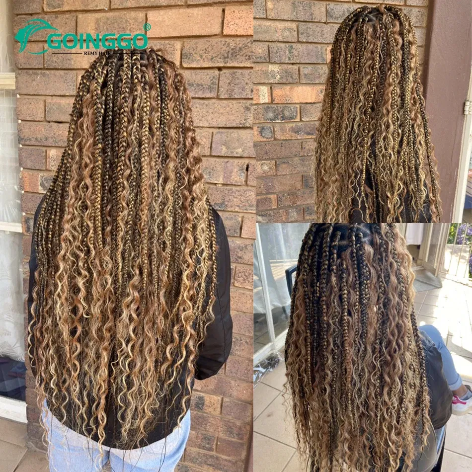 Color: T4/27/30, Stretched Length: 18inches - Pre-Colored Brazilian Deep Wave Bulk Human Hair No Weft Remy Bulk Human Hair 14 To 28 Inch Bulk Hair Extension Crochet Braids