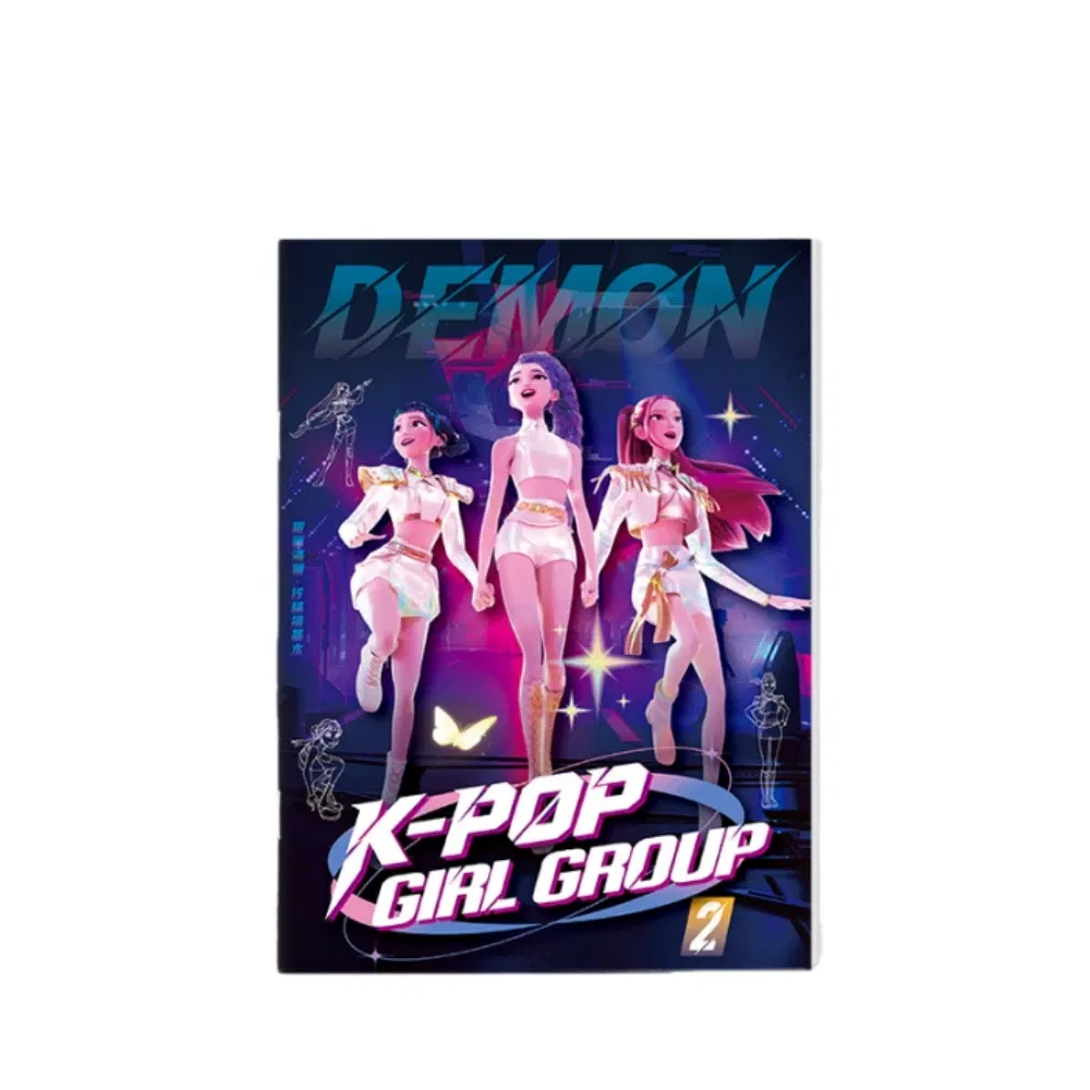 Color: MULTI - KPop Demon Hunter Coloring Books Anime Cartoon Line Drawing Children's Sketch Picture Book Kid's Birthday Gift / Christmas Gift