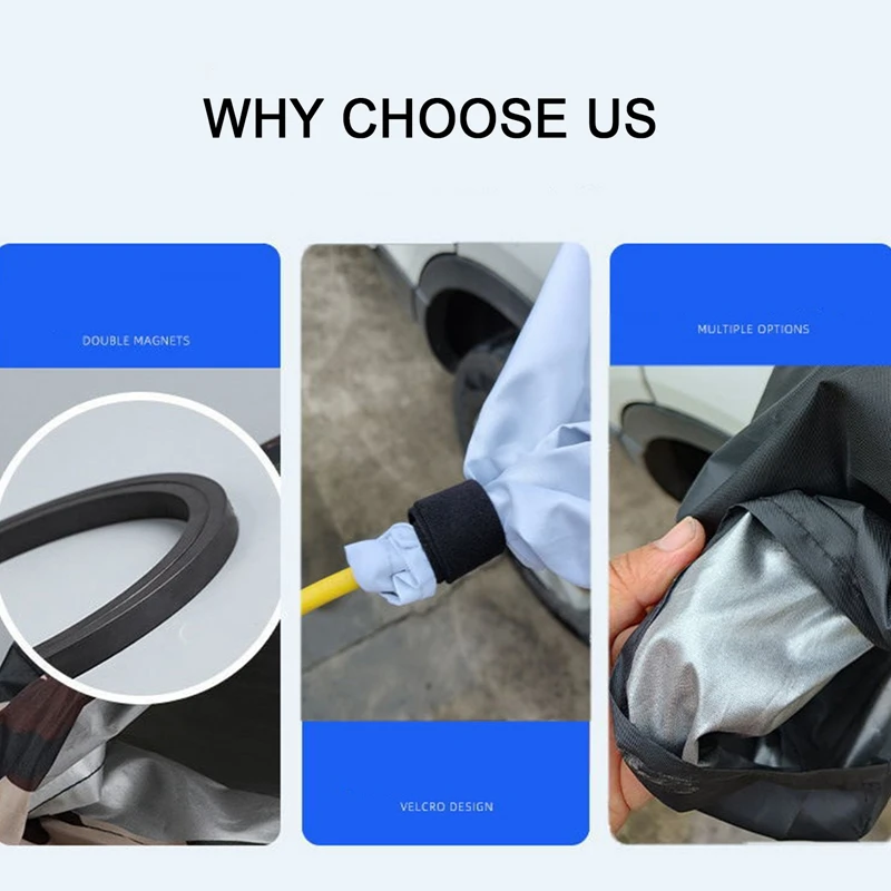 Color Name: PURPLE - Electric Vehicle Charging Plug Covers Waterproof Cloth Rain Cover EV Charger Adapter Protector Car Charging Port Safe Protection