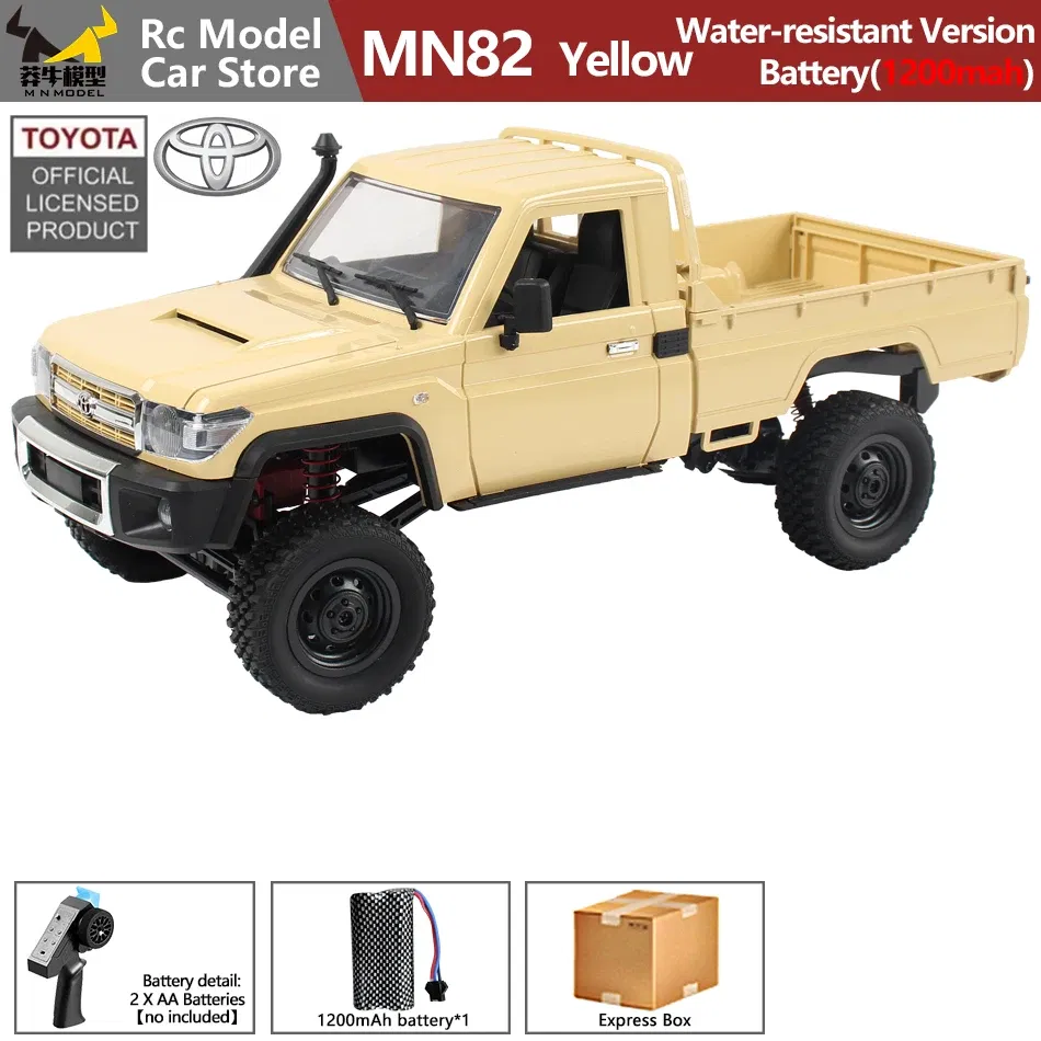 Color: plum - MN MODEL 1/12 4X4 Remote Control Diving Off-road Car Retro LC79 Truck Climbing All Terrain Vehicle Rock Crawler Toy for Adult