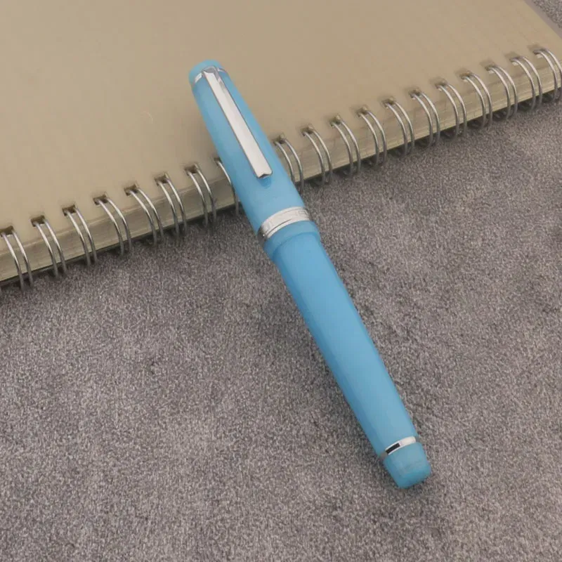 Color: Navy Blue - JinHao 82 Fountain Pen Color match Dip in water Glass Nib Stationery Office School Supplies Ink Pens