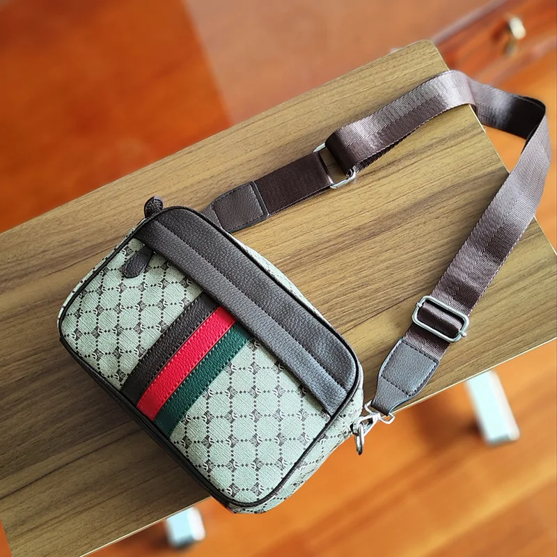 Color: Blue - 2024 Fashion Youth Shoulder Bag PU Leather Trendy Crossbody Bag Party Business Leisure Mobile Phone Bag Wholesale Dropshipping