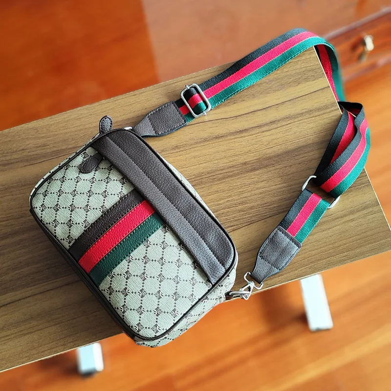 Color: Blue - 2024 Fashion Youth Shoulder Bag PU Leather Trendy Crossbody Bag Party Business Leisure Mobile Phone Bag Wholesale Dropshipping