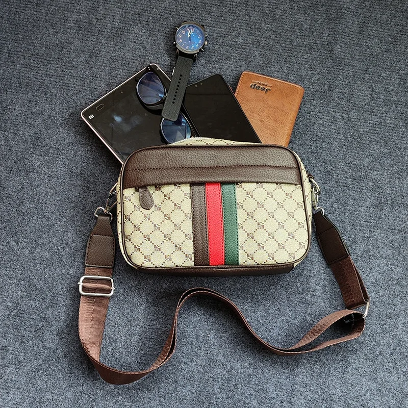 Color: Blue - 2024 Fashion Youth Shoulder Bag PU Leather Trendy Crossbody Bag Party Business Leisure Mobile Phone Bag Wholesale Dropshipping