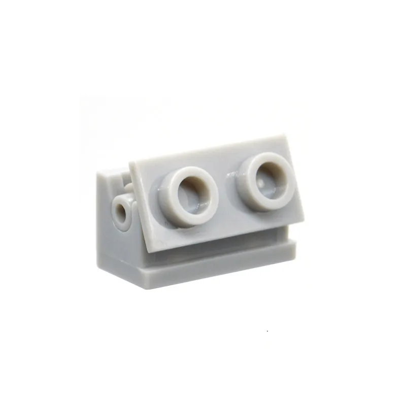 Color: black - 1 Pcs Buildings Blocks 3937 + 3938 Hinge Brick 1 x 2 Base and Top Plate Collections Bulk Modular GBC Toy For High-Tech MOC Set