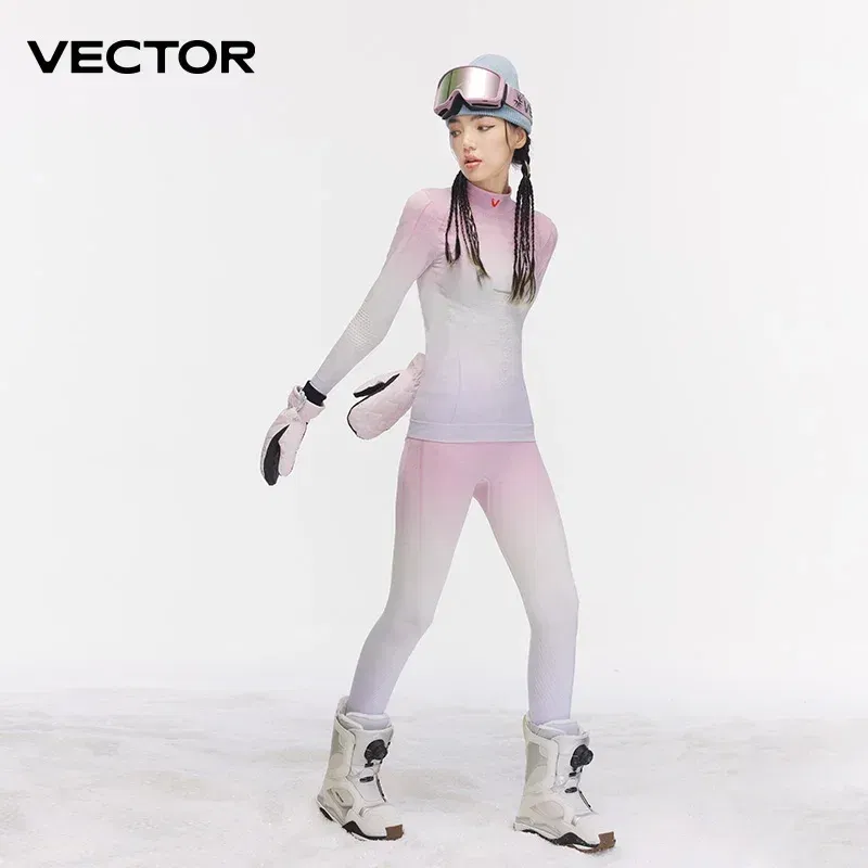 VECTOR Women Ultra Soft Winter Quick Dry Base Layering Set Microfiber Fleece Thermal Underwear Long Johns Set Clothes Pants