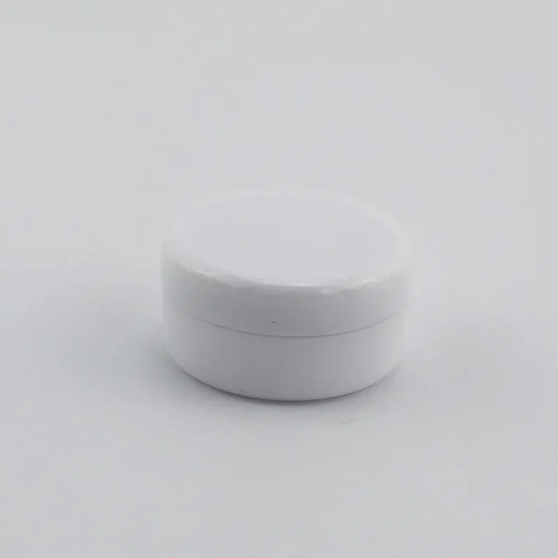 Color: WHITE - 15pcs 2g 3g Empty Jars Refillable Mini Plastic Bottle Cosmetic Jar Container Small Round Bottle Little Cream Jar Solid Perfume