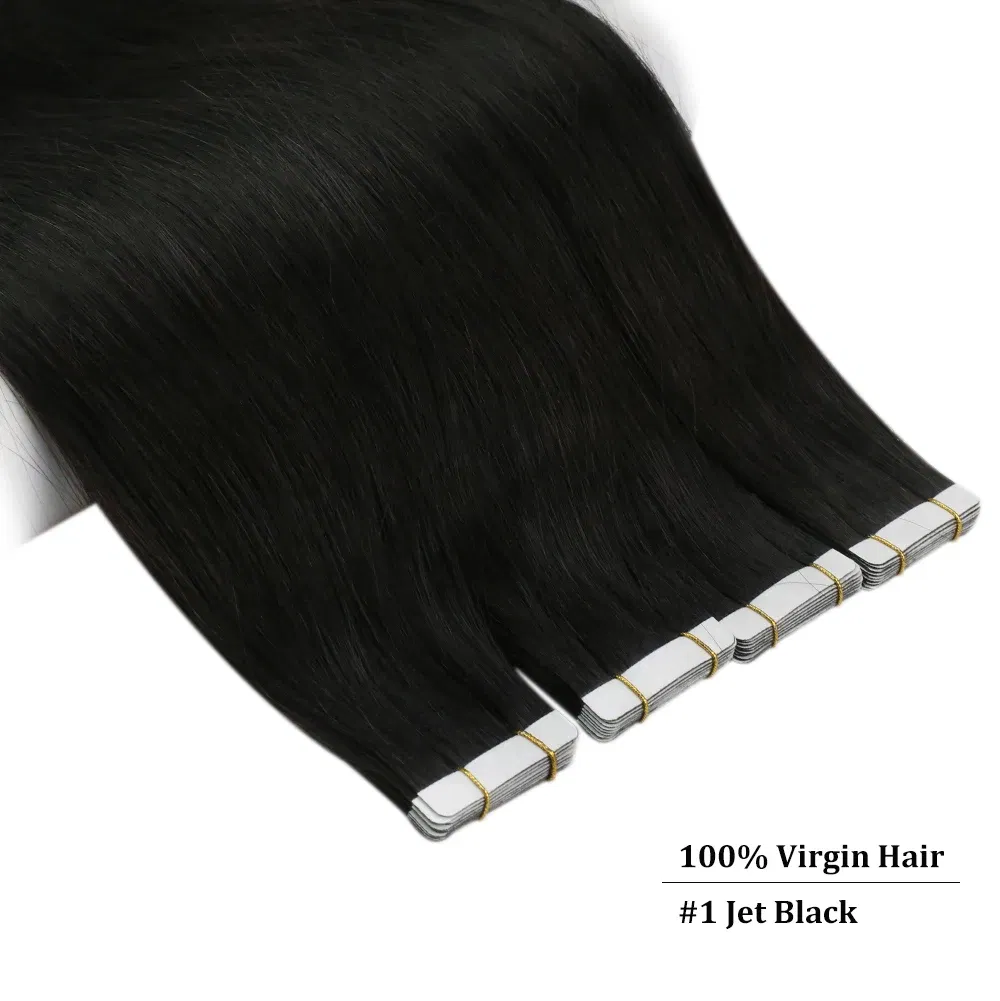 Color: Fuschia, Items per Package: 40 pcs, Length: 20 INCHES, Life Span: 12 months - [Last 12 Months] Ugeat Tape in Hair Extensions Virgin Human Hair 10A Grade Tape in Extensions  Human Hair