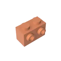 Color: Multicolor - MOC PARTS DIY GDS-634 BRICK 1X2 W. 2 KNOBS compatible with lego 11211 children's toys Assembles Building Blocks Technical
